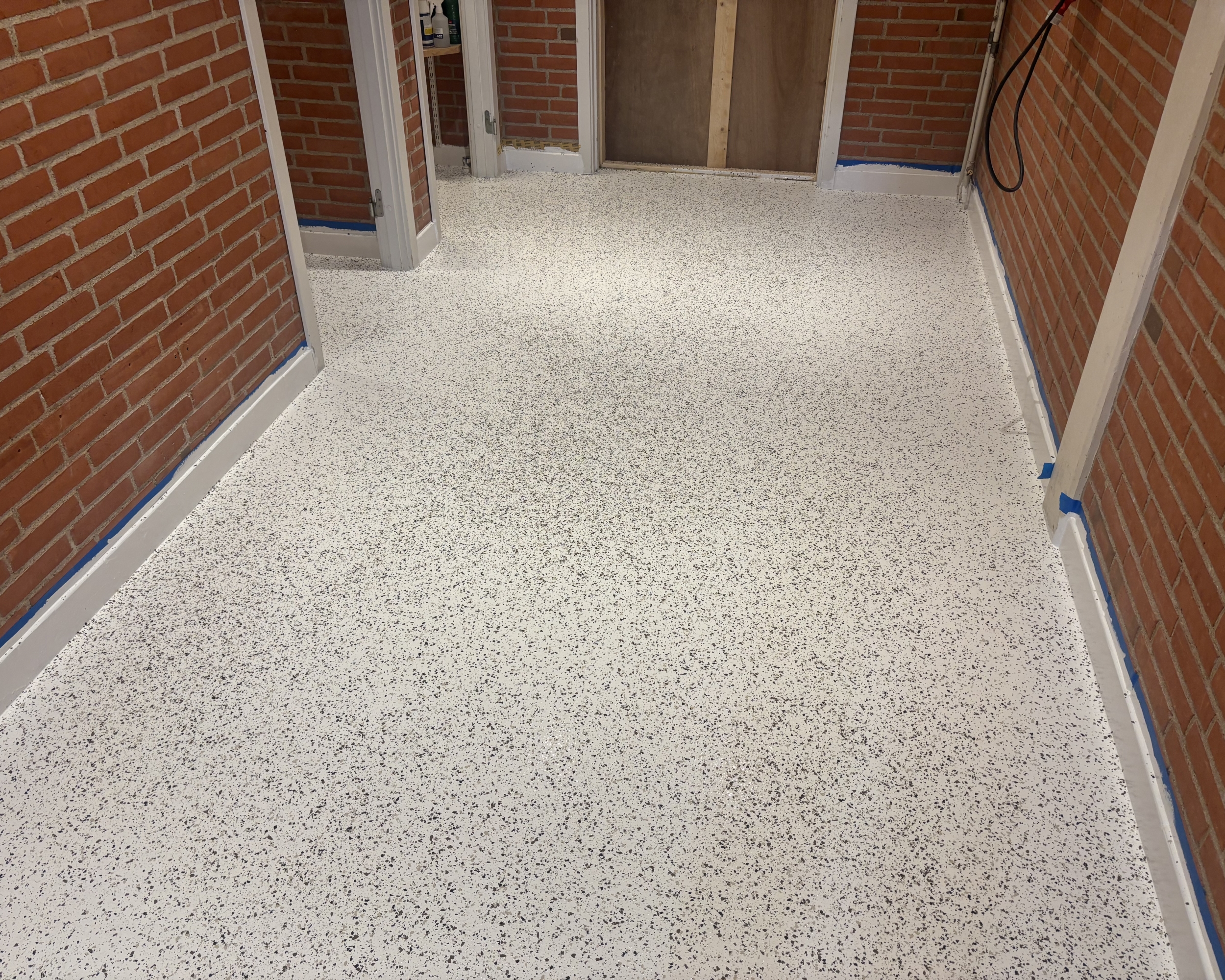 Polyurethan terrazzo gulv – Højby Friskole Odense