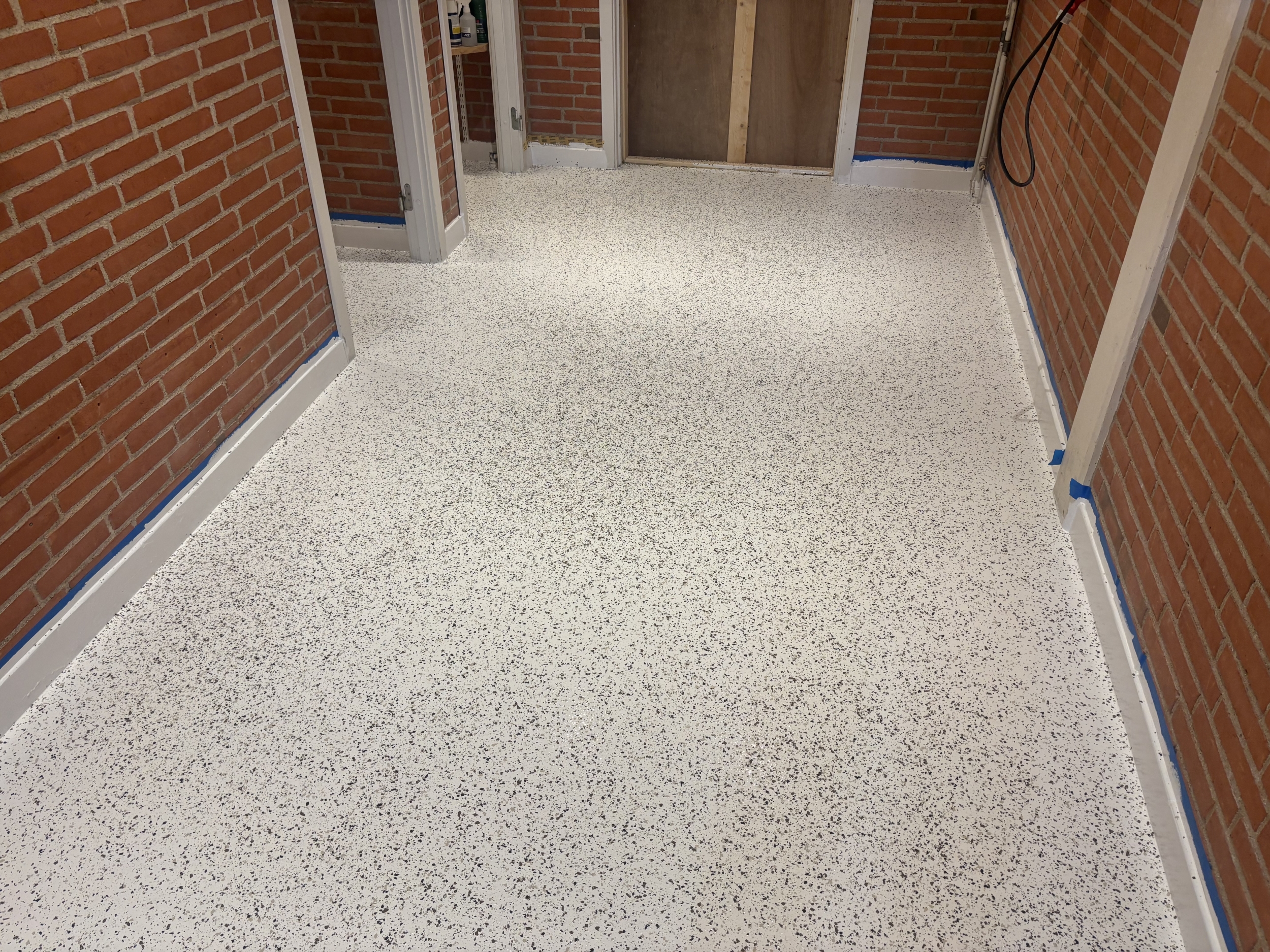 Polyurethan terrazzo gulv – Højby Friskole Odense
